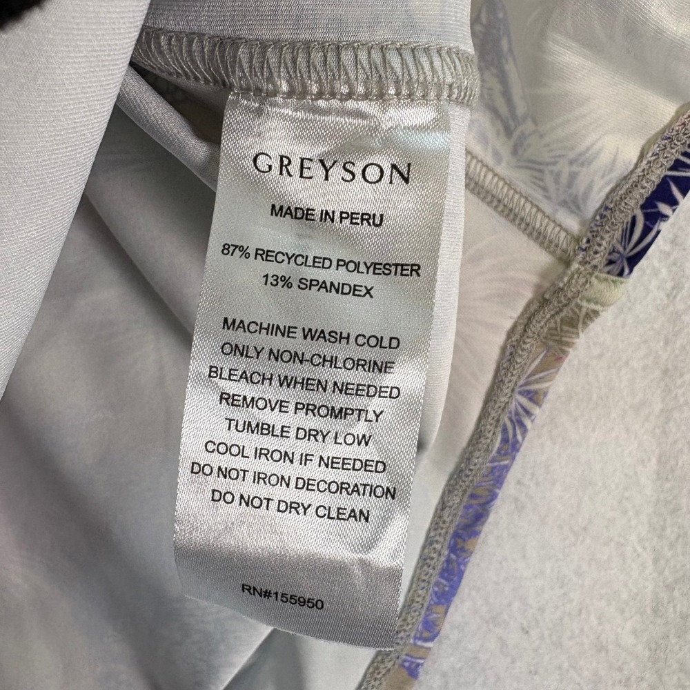 Greyson Savannah Nights Sleeveless Vesta 1/4 Zip Top Womens XL Golfcore Wolf - Picture 9 of 9